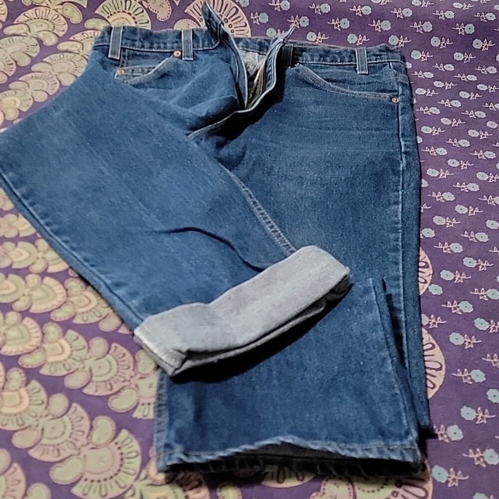 Vintage Levi's 517 Zipps Batwings - Picture 4 of 7